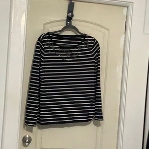 Talbots Rhinestone Shirt